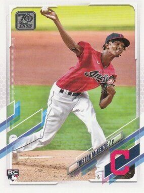 Triston McKenzie - 2021 Topps 70th Anniversary Series 1 Card